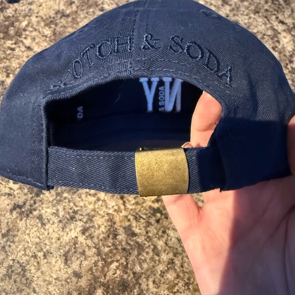 Scotch & Soda Navy Blue Cap with White NY Embroidery - Picture 2 of 3